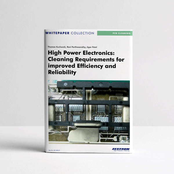 High Power Electronics: Cleaning Requirements for improved Efficiency and Reliability